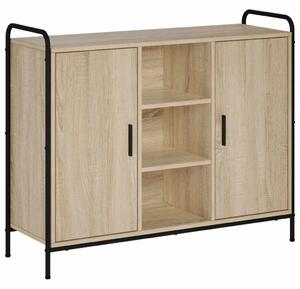 Kreveta Hrast sonoma 97 x 33 x 81 cm Konstruirano drvo - Hrast sonoma s 2 police 73 x 33 x 81 cm