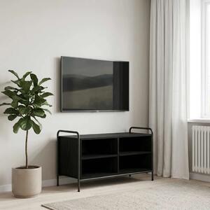 TV ormar 140 x 39 5 x 50 cm Crni hrast Konstruirano drvo - Crni hrast 80 x 39 5 x 50 cm