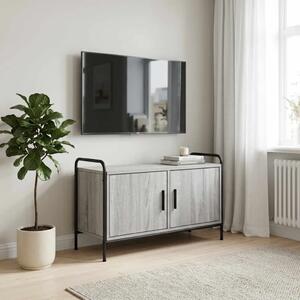 TV ormar 79 5 x 33 x 50 cm Siva Sonoma Konstruirano drvo - Siva Sonoma 79 5 x 33 x 50 cm