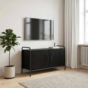 TV ormar 79 5 x 33 x 50 cm Crni hrast Konstruirano drvo - Crni hrast 79 5 x 33 x 50 cm