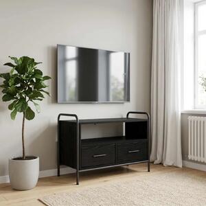 TV ormar 67 5 x 33 x 50 cm Crni hrast Konstruirano drvo - Crni hrast 67 5 x 33 x 50 cm