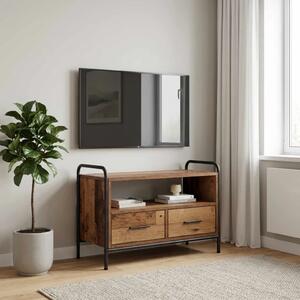 TV ormar 67 5 x 33 x 50 cm Staro drvo Konstruirano drvo - Staro drvo 67 5 x 33 x 50 cm