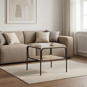 Bocni stol Hrast sonoma 100 x 50 x 46 cm Konstruirano drvo - Hrast sonoma 51 x 50 x 45 cm