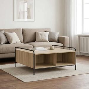 Stolić za kavu Hrast sonoma 90 x 90 x 41 cm Konstruirano drvo - Hrast sonoma 90 x 90 x 41 cm