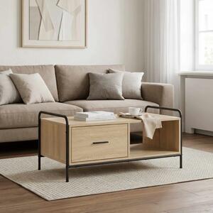 Stolić za kavu Hrast sonoma 90 x 49 x 41 cm Konstruirano drvo - Hrast sonoma
