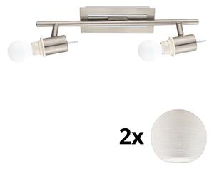 Eglo - LED Reflektorska svjetiljka MY CHOICE 2xE14/4W/230V krom/bijela