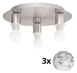 Eglo - LED Stropna svjetiljka MY CHOICE 3xE14/4W/230V krom/bijela/crna