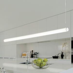 TECNICO by Sforzin Pirgos LED viseća svjetiljka, dužine 200 cm, prigušiva, bijela, prigušiva, Bijela, Dnevni boravak/blagovaonica, Plastika