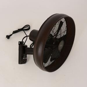 Beacon Lighting Zidni ventilator Breeze, crni, Ø 41 cm, tih, Crno, Dnevni boravak/blagovaonica, Plastika