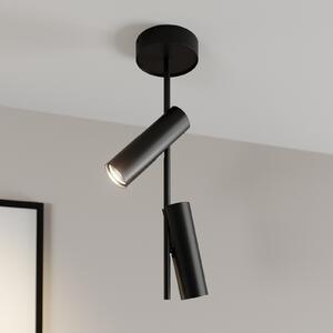 SIGMA Leda 2 stropni reflektor, dvije žarulje, crni, prigušiva, Crno, Dnevni boravak/blagovaonica, Metal