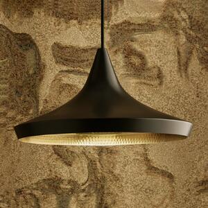 Tom Dixon Beat Wide LED viseća svjetiljka, crna, prigušiva, Crno, Dnevni boravak/blagovaonica, Metal