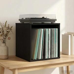 Kutija za vinilne albume Crni hrast 37 x 36 5 x 38 cm - Crni hrast 1