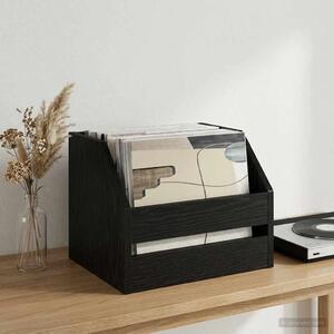 Kutija za vinilne albume Crni hrast 38 x 30 x 29 cm - Crni hrast 1