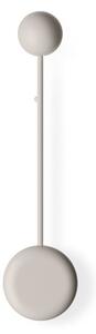 Vibia Pin 1690 LED zidna svjetiljka, 40 cm, krem, Bež, Dnevni boravak/blagovaonica, Metal