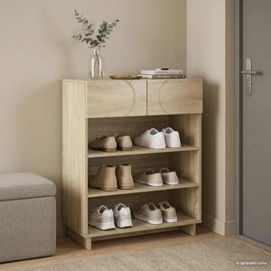 Ormarić za cipele 73 x 38 x 87 5 cm Konstruirano drvo - Hrast sonoma
