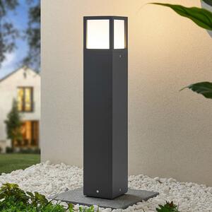 Lucande LED putna svjetiljka Dewari, 65 cm, tamno siva, IP54, Sivo, Aluminij