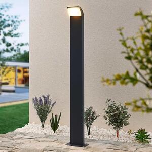 Lucande LED putna svjetiljka Tinna, 100 cm, antracit, IP65, Crno, Aluminij