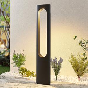 Lucande LED putna svjetiljka Fenti, 90 cm, antracit, aluminij, Crno, Metal