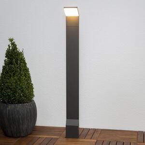 Lucande LED putna svjetiljka Nevio, antracit, metal, 100 cm, Crno, Metal