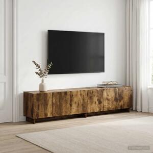 TV stalak 180 x 34 5 x 40 cm Dimljeni hrast Konstruirano drvo - Dimljeni hrast 179.5 x 34.5 x 40 cm