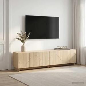 TV stalak 180 x 34 5 x 40 cm Hrast sonoma Konstruirano drvo - Hrast sonoma 179.5 x 34.5 x 40 cm