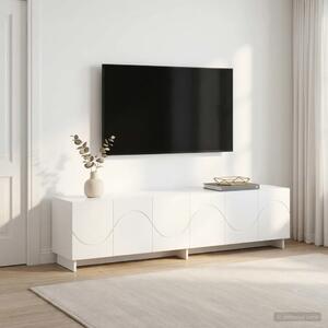 TV stalak 180 x 34 5 x 40 cm Bijela Konstruirano drvo - Bijela 179.5 x 34.5 x 40 cm