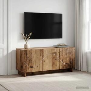 TV stalak 90 x 34 5 x 40 cm Staro drvo Konstruirano drvo - Staro drvo 90 x 34 5 x 40 cm