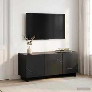 TV stalak 90 x 34 5 x 40 cm Crna Konstruirano drvo - Crna 90 x 34 5 x 40 cm