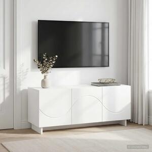 TV stalak 90 x 34 5 x 40 cm Bijela Konstruirano drvo - Bijela 90 x 34 5 x 40 cm