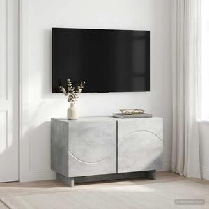TV stalak 60 x 34.5 x 40 cm Betonska siva Konstruirano drvo - Betonska siva 60 x 34.5 x 40 cm