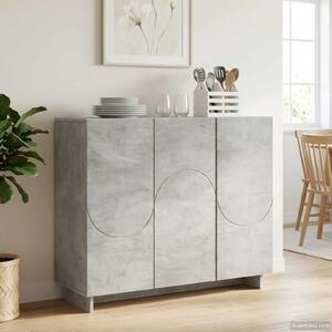 Komoda Betonska siva 85 5 x 31 x 75 cm Konstruirano drvo - Betonska siva