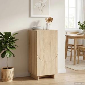 Komoda Hrast sonoma 33 5 x 34 5 x 75 cm Konstruirano drvo - Hrast sonoma