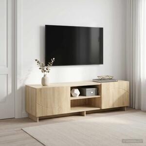TV stalak 140 x 34 5 x 40 cm Hrast sonoma Konstruirano drvo - Hrast sonoma 140 x 34 5 x 40 cm