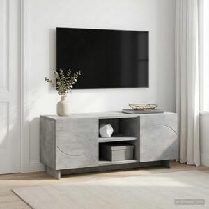 TV stalak 90 x 34 5 x 40 cm Betonska siva Konstruirano drvo - Betonska siva 90 x 34 5 x 40 cm