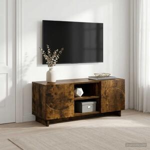 TV stalak 90 x 34.5 x 40 cm Dimljeni hrast Konstruirano drvo - Dimljeni hrast 90 x 34.5 x 40 cm