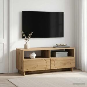 TV stalak 90 x 34.5 x 40 cm Hrast artisan Konstruirano drvo - Hrast artisan 90 x 34.5 x 40 cm