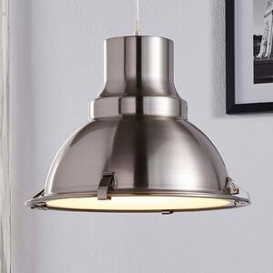 Lindby visilica Letty, Ø 39 cm, boja nikla, metal, E27, prigušiva, Sivo, Kuhinja, Metal