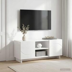 TV stalak 90 x 34.5 x 40 cm Bijela visokog sjaja - Bijela visokog sjaja 90 x 34.5 x 40 cm