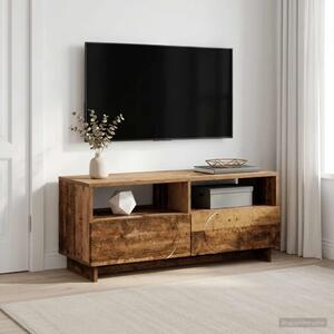 TV stalak 90 x 34.5 x 40 cm Staro drvo Konstruirano drvo - Staro drvo 90 x 34.5 x 40 cm