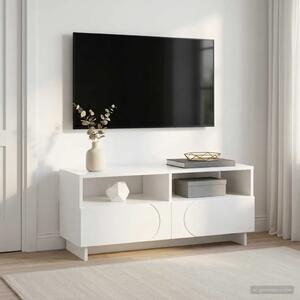 TV stalak 90 x 34.5 x 40 cm Bijela visokog sjaja - Bijela visokog sjaja 90 x 34.5 x 40 cm