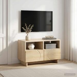 TV stalak 60 x 34.5 x 40 cm Hrast sonoma Konstruirano drvo - Hrast sonoma 60 x 34.5 x 40 cm