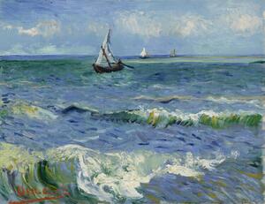 Reprodukcija The Sea at Les Saintes-Maries-de-la-Mer, Vincent van Gogh