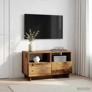 TV stalak 60 x 34 5 x 40 cm Staro drvo Konstruirano drvo - Staro drvo 60 x 34 5 x 40 cm