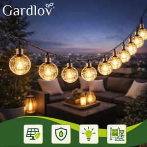 Gardlov 24010-Solarna LED girlanda 100 kuglica 11,6 m – dekorativna vrtna rasvjeta