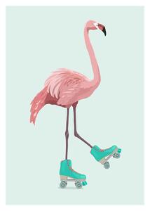 Ilustracija Flamingogo, ByKammille