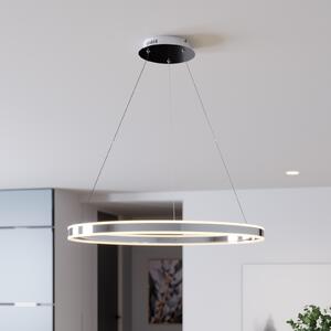 Lucande LED visilica Lyani, 80 cm, krom, prigušiva, prigušiva, Metalik, Dnevni boravak/blagovaonica, Metal
