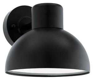 Eglo Vanjska zidna svjetiljka Entrimo (Boja kućišta: Crna, Boja sjenila: Bijela, IP44)