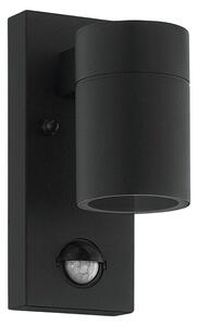 Eglo Vanjska zidna svjetiljka sa senzorom Riga 5 (2,8 W, Crne boje, IP44, Broj žarulja: 1 Kom.)
