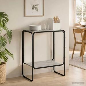 Komoda Siva Sonoma 60 x 38 x 75 cm Prerađeno drvo - Siva Sonoma 60 x 38 x 75 cm