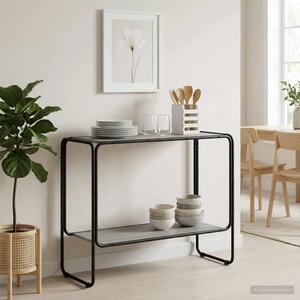 Komoda Siva Sonoma 93.5 x 38 x 75 cm Prerađeno drvo - Siva Sonoma 93.5 x 38 x 75 cm